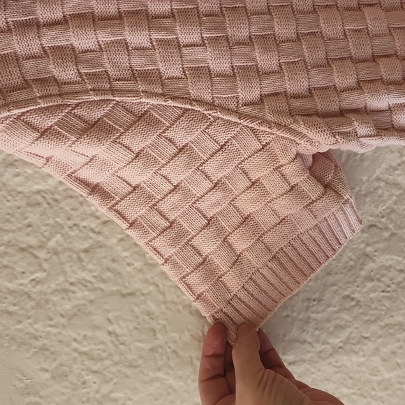 Folio Collection Women's Pale pink Knit Short sleeved Jacket - Picture 8 of 11